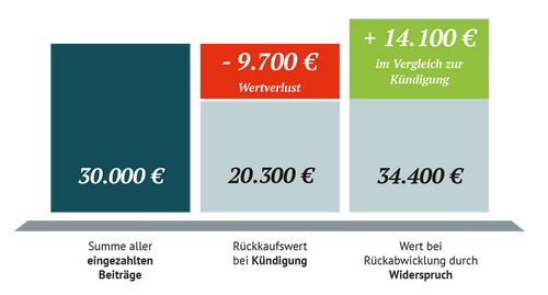 Lebensversicherung: Rechenbeispiel