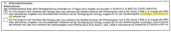 „Die zuständige Aufsichtsbehörde“