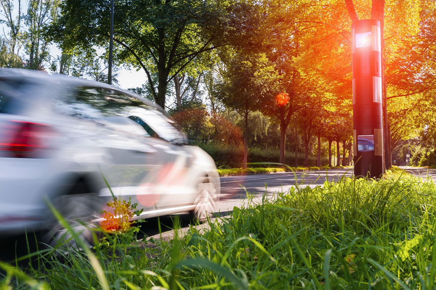 Blitzerwarnung im Auto